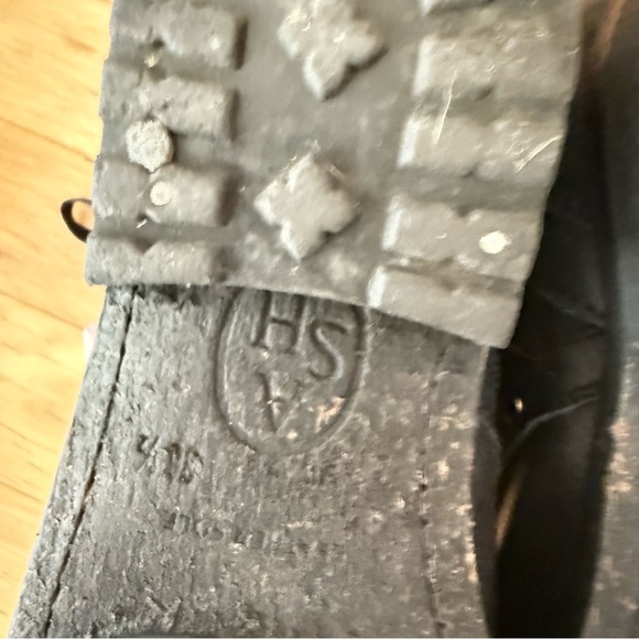 Ash Black Combat Boots with Silver Studs - Picture 7 of 13